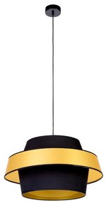 Spot-Light 150109104 - Lampadario a cavo PRETO GOLD 1xE27/60W/230V