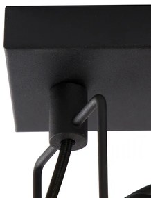 Faretto industriale nero 2 luci - Suplux