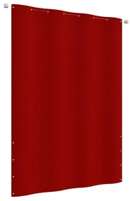 Paravento Per Balcone Rosso 160x240 Cm İn Tessuto Oxford /