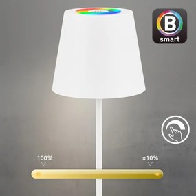 Briloner 7559016 - Lampada da tavolo LED RGB COLORIS 3,5W/5V IP44 2000mAh Wi-Fi Tuya