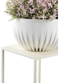 Portafiori 70x24 cm color crema