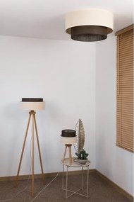 Brilagi - Plafoniera LED BOHO STYLE 3xE27/15W/230V Ø 60 cm crema/marrone