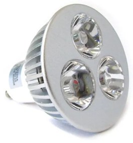 Lampada Led GU10 3X1W 220V Bianco Caldo 3000K