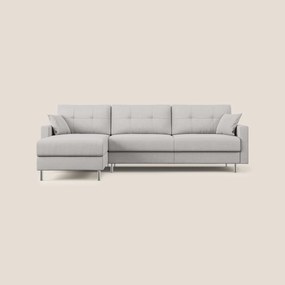 Megan divano letto angolare in microfibra smacchiabile T11