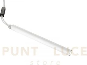 Incasso led tubex bianco 2,5w 190lm 4000k 31,5x2,5cm in gesso verni...