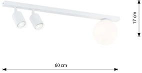 Lampadario da Soffitto BASTER 3 White GU10 e E14