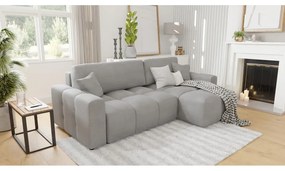 Divano angolare variabile grigio chiaro Luki - Ropez