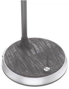 Immax 08972L - Lampada da tavolo LED dimmerabile FINCH LED/9W/12/230V grigio/cromo