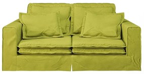 Divano verde chiaro 196 cm Nora – Ropez