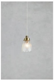 Lampadario color ottone con paralume in vetro ø 11 cm Bellis – Markslöjd