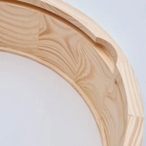 Plafoniera bagno NATURAL 3xE27/15W/230V IP54 pino Ø 37 cm