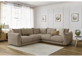 Divano angolare beige Ernest – Bobochic Paris