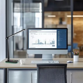 LED RGBW Lampada da tavolo dimmerabile NOBLITE LED/7W/5V 3000/4000/6500K nero