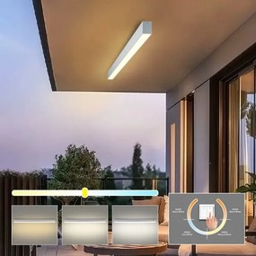 Brilagi - Plafoniera LED da bagno SLEEKLINE LED/40W/230V argento IP44