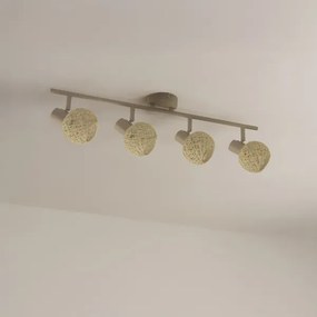 Faretto DEX 4xE14/10W/230V beige/crema