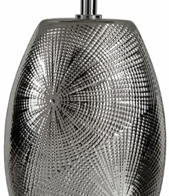 Lampada da tavolo 18 x 31,8 x 44,5 cm Ceramica Argento