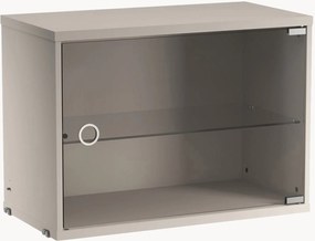 Vetrina con anta battente in vetro String System, larg. 58 x prof. 30 cm