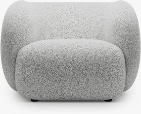 Poltrona Kate in tessuto strutturato – L108 cm