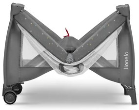 Lionelo - Lettino da viaggio STEFI PLUS Grigio Multicolore
