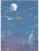 Sanderson Wandbild Peter Pan - Evening Blue