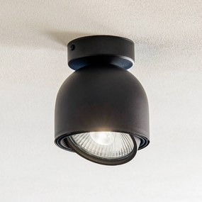 Argon Faretto da soffitto Gina, orientabile, nero