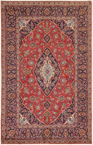 Kashan Tappeto 130x220 (Iran) Annodato A Mano