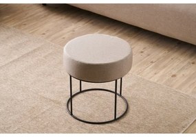Pouf RELO Ø 40 cm beige