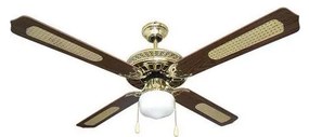 Ventilatore da soffitto 1xE27/70W/230V diametro 132 cm marrone/oro