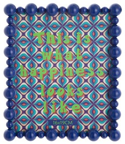 Portafoto 13x16 cm cornice blu