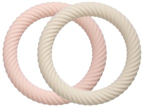 A Little Lovely Company - massaggiagengive in silicone - fragole con panna, 2 pezzi