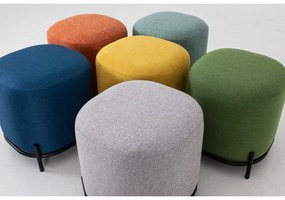 Pouf blu scuro, ø 42 cm Harry - Tenzo