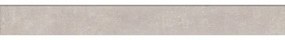 Piastrella battiscopa MATERIA in gres naturale grigio opaco L 60 x H 7 cm x Sp 9 mm confezione da 6 ml