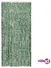vidaXL Zanzariera Verde e Bianco 90x220 cm Ciniglia