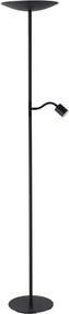 Eglo 901977 - Lampada da terra dimmerabile CONIVARINO LED/26,5W/230V +LED/4W nera