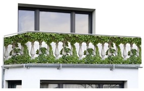 Schermo per balcone in plastica verde 500x85 cm - Maximex