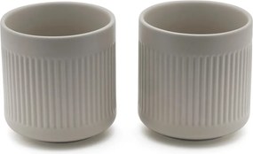 Tazzine in set grigie in porcellana 2 pz 300 ml Skagen – Bredemeijer