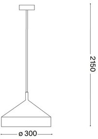 Ideallux yurta sp1 d30 nero