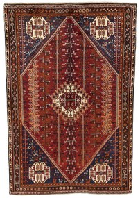 Shiraz Tappeto persiano 240 x 160 Rosso (Iran) Annodato A Mano
