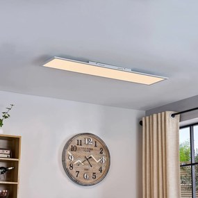Pannello LED Lamin Lindby, dimmerabile, Bianco / Opale, Soggiorno / Sala da pranzo, Moderno, Plafoniera LED