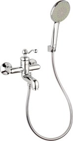 Rubinetto per vasca getto laminare cristallino Lingaa per muro grigio cromato JACUZZI RUBINETTERIA