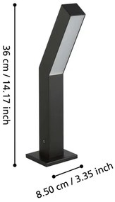 Eglo 900992 - Lampada LED da esterno UGENTO 2xLED/4,5W/230V IP44