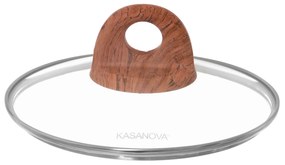 Coperchio da 18 cm Pomegranate in vetro temperato