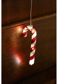 Decorazione natalizia luminosa rossa a sospensione ø 1,5 cm Hannah – Sirius