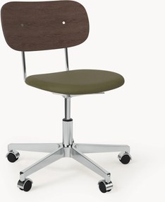 Sedia da scrivania in pelle regolabile in altezza Co