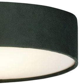 Searchlight 23298-3GR - Lampada da soffitto DRUM 3xE27/60W/230V Verde