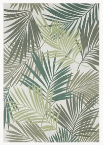 Tappeto da interno-esterno con motivo foglie Vai