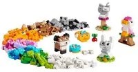 LEGO CLASSIC ANIMALI DOMESTICI CREATIVI CON MATTONCINI PER COSTRUIRE CANE GATTO CONIGLIO CRICETO E UCCELLO