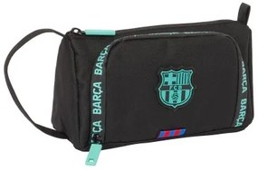 Astuccio Scuola F.C. Barcelona Nero 20 x 11 x 8.5 cm