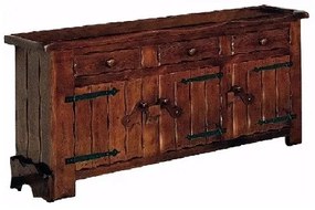 Base credenza rusticona 3 ante e 3 cassetti - LM-313/AB