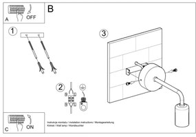 Applique DUOMO 1xE27/60W/230V nero